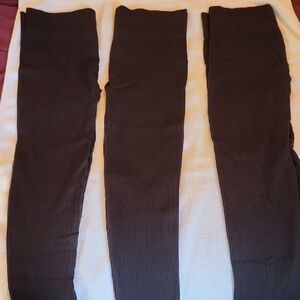 No Boundaries Black Ribbed Leggings